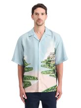 SCOTCH AND SODA Relaxed-Fit Printed Tencel Shirt at Gravity NYC